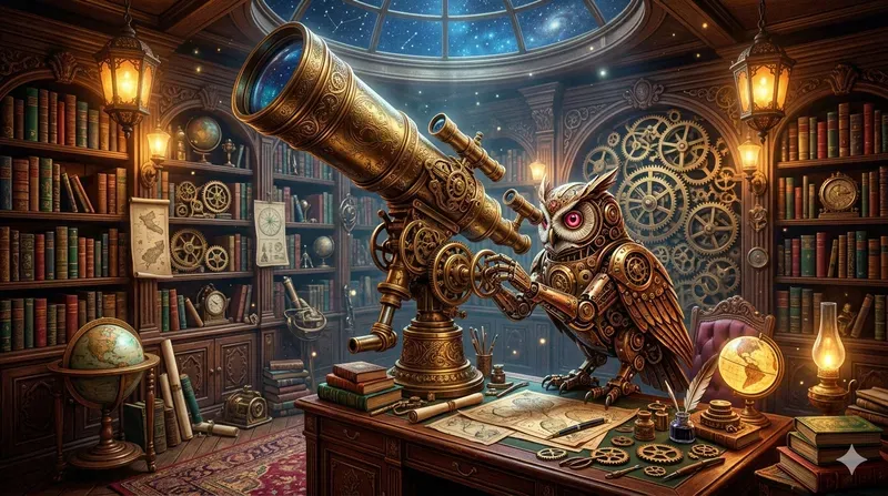 Steampunk Lofi Cyborg Desktop Wallpapers