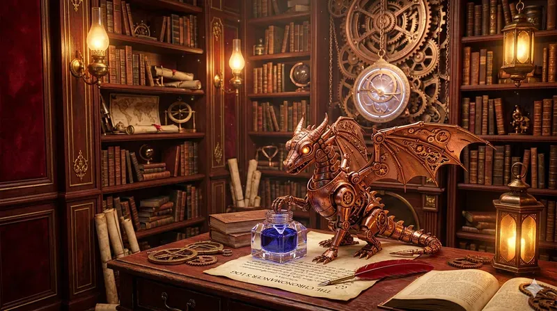 Steampunk Lofi Cyborg Desktop Wallpapers