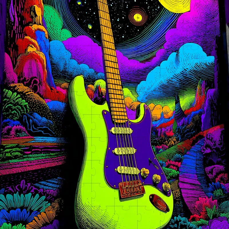 Ink Neon Psychedelic Blacklight Pops