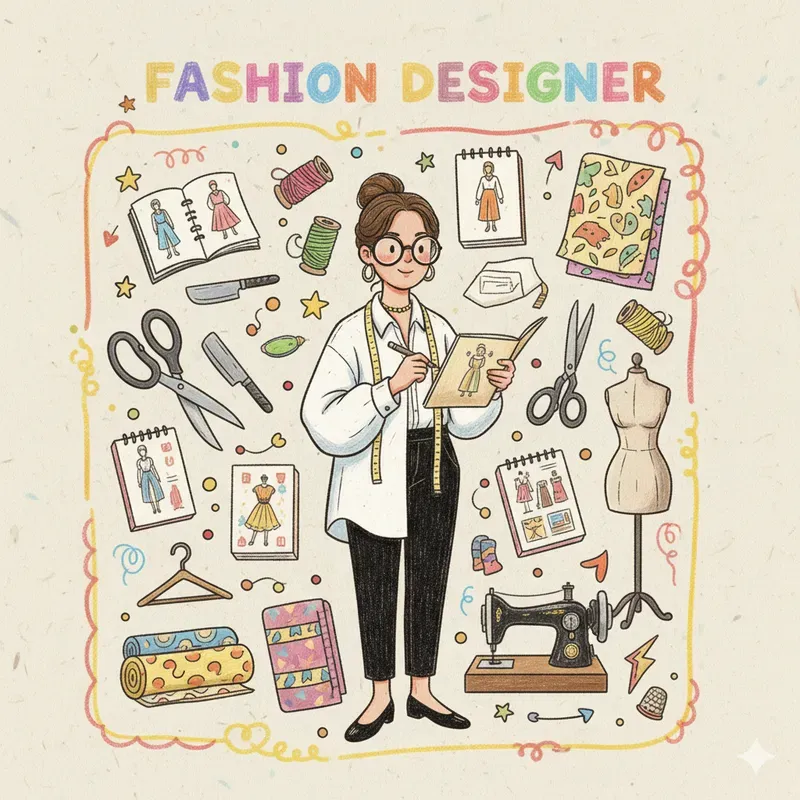 Creative Career Doodle Artworks