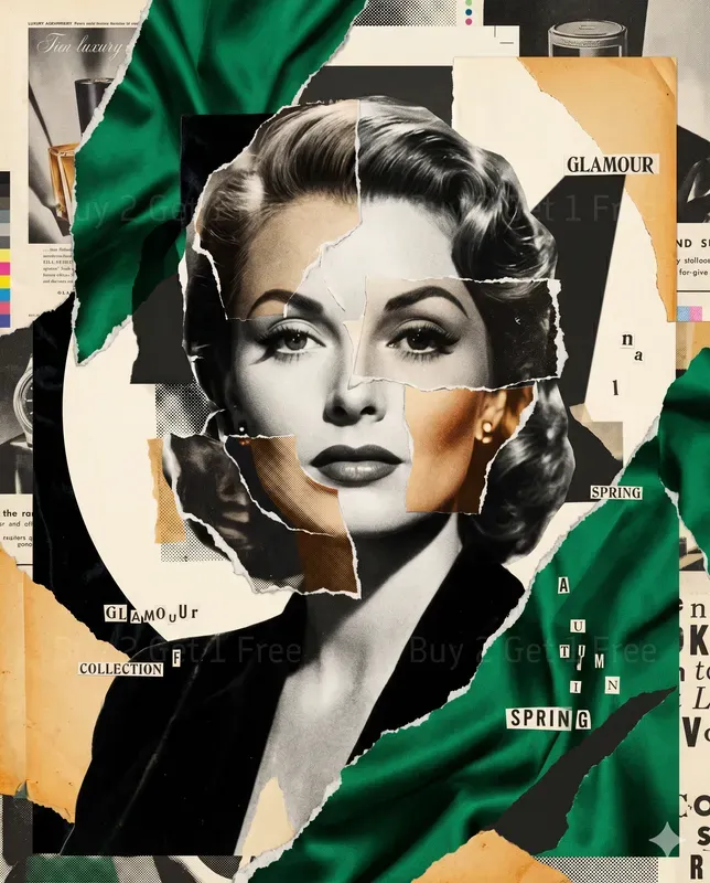 Highfashion Collage Portrait Labs