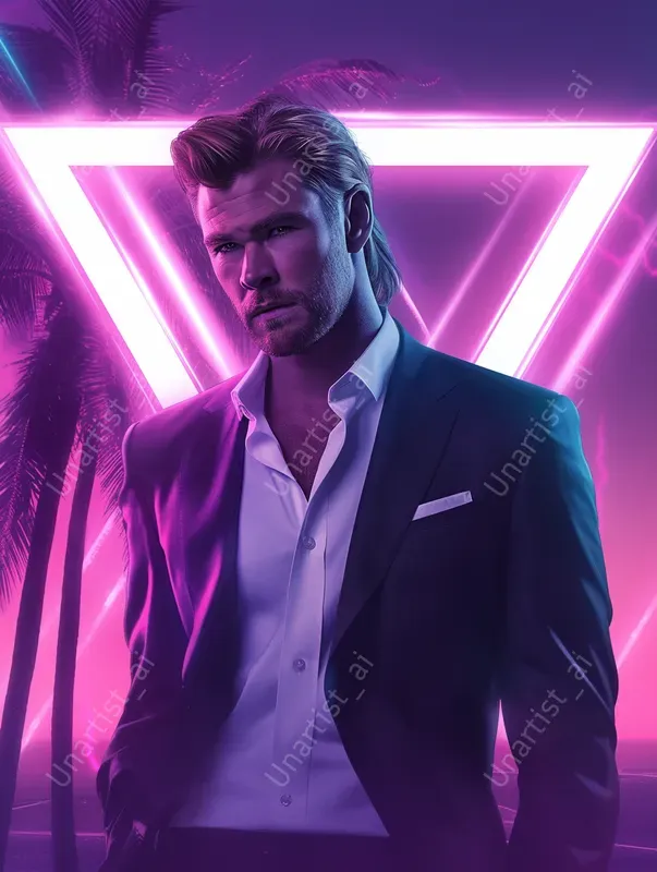 Stunning Synthwave Portraits