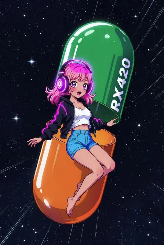 Psychedelic Pill Floaters
