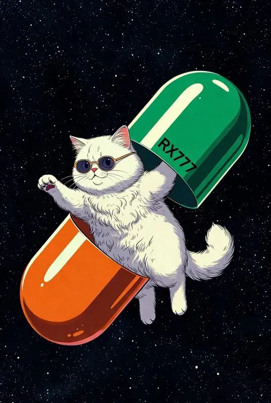 Psychedelic Pill Floaters