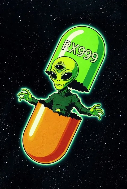 Psychedelic Pill Floaters