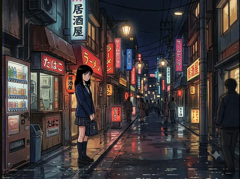 90s Vintage VHS Anime Screenshot Generator