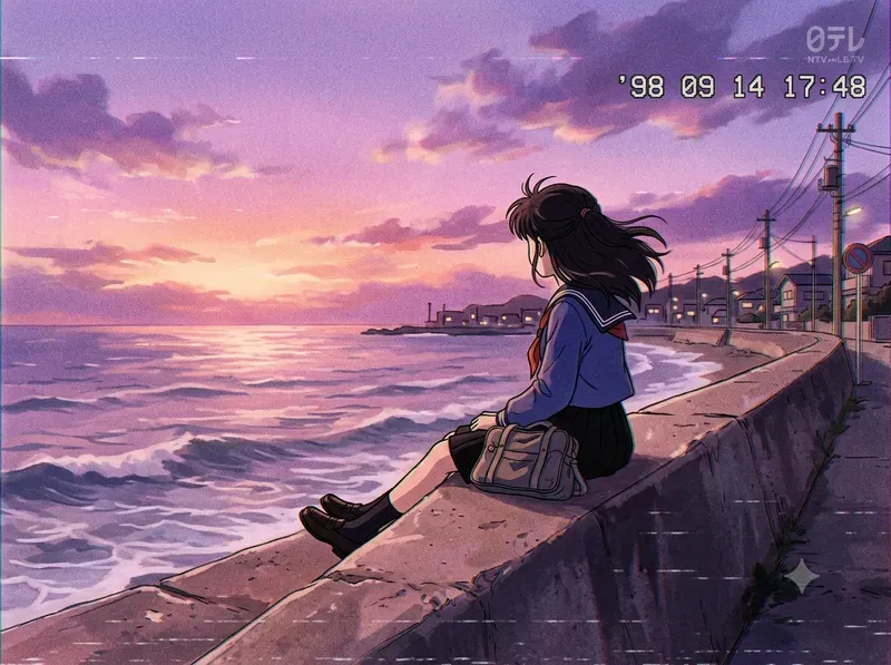 90s Vintage VHS Anime Screenshot Generator