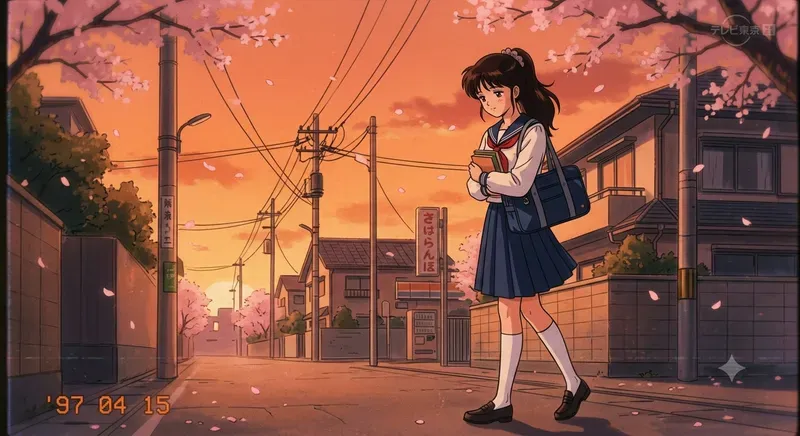 90s Vintage VHS Anime Screenshot Generator