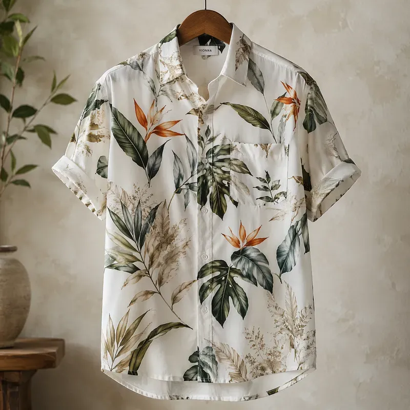 Tropical Floral Summer Shirt Mockups
