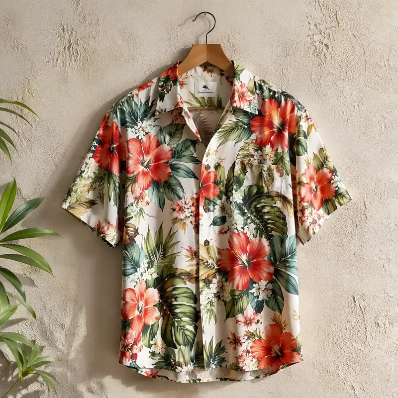 Tropical Floral Summer Shirt Mockups