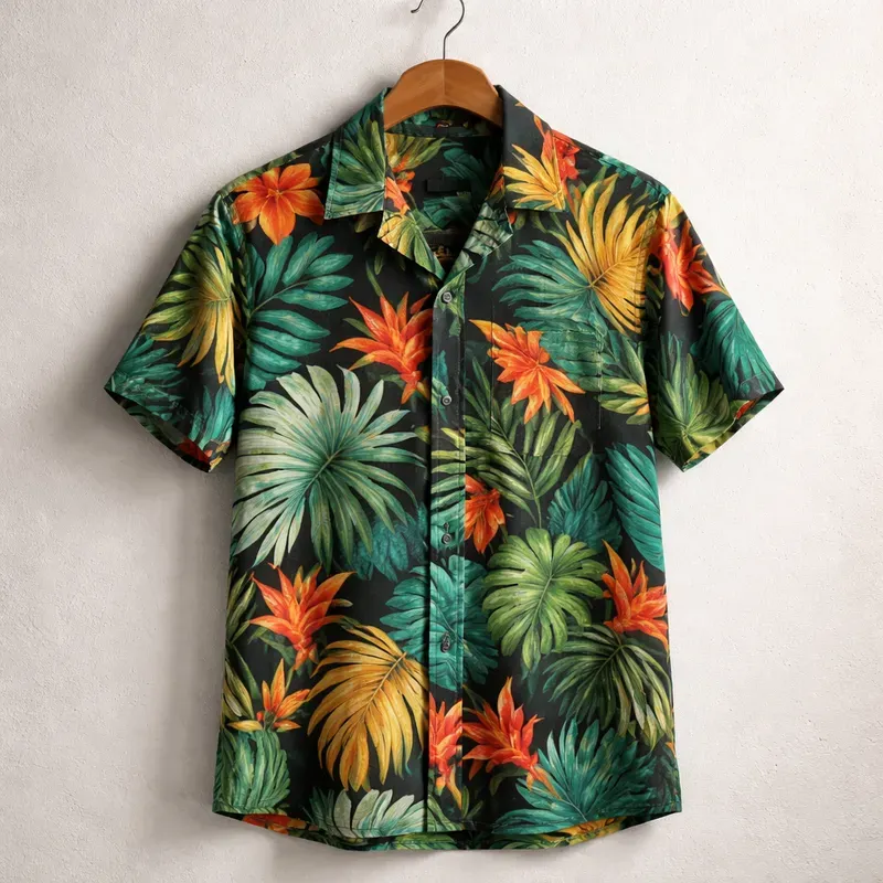 Tropical Floral Summer Shirt Mockups