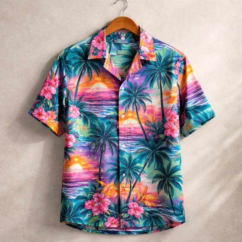 Tropical Floral Summer Shirt Mockups