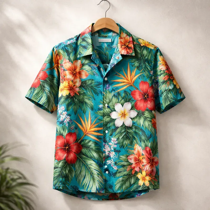 Tropical Floral Summer Shirt Mockups