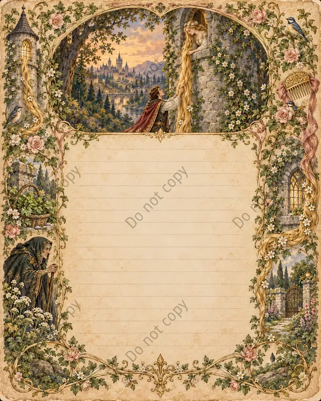 Whimsical Fairytale Journal Pages