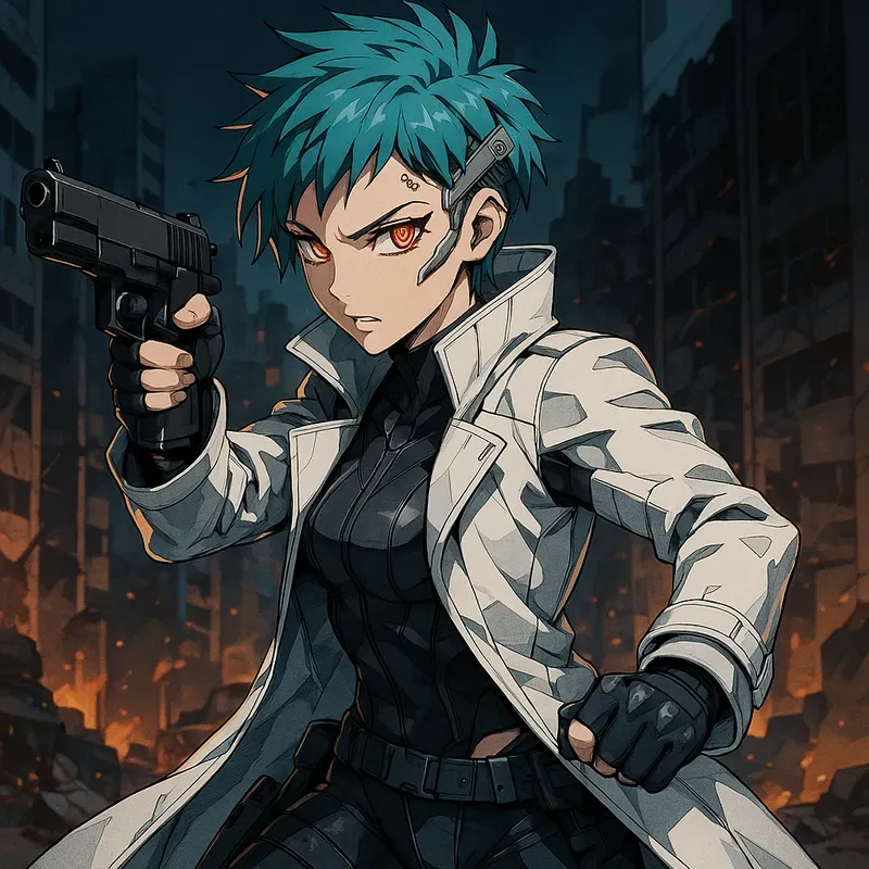 Anime Girls Assassins In Tactical Gear