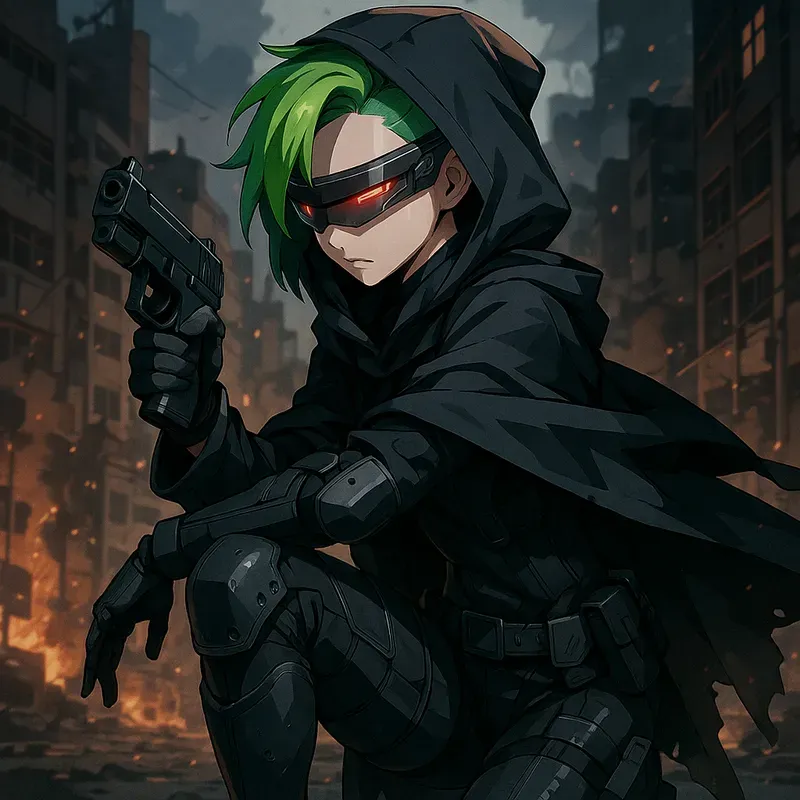 Anime Girls Assassins In Tactical Gear