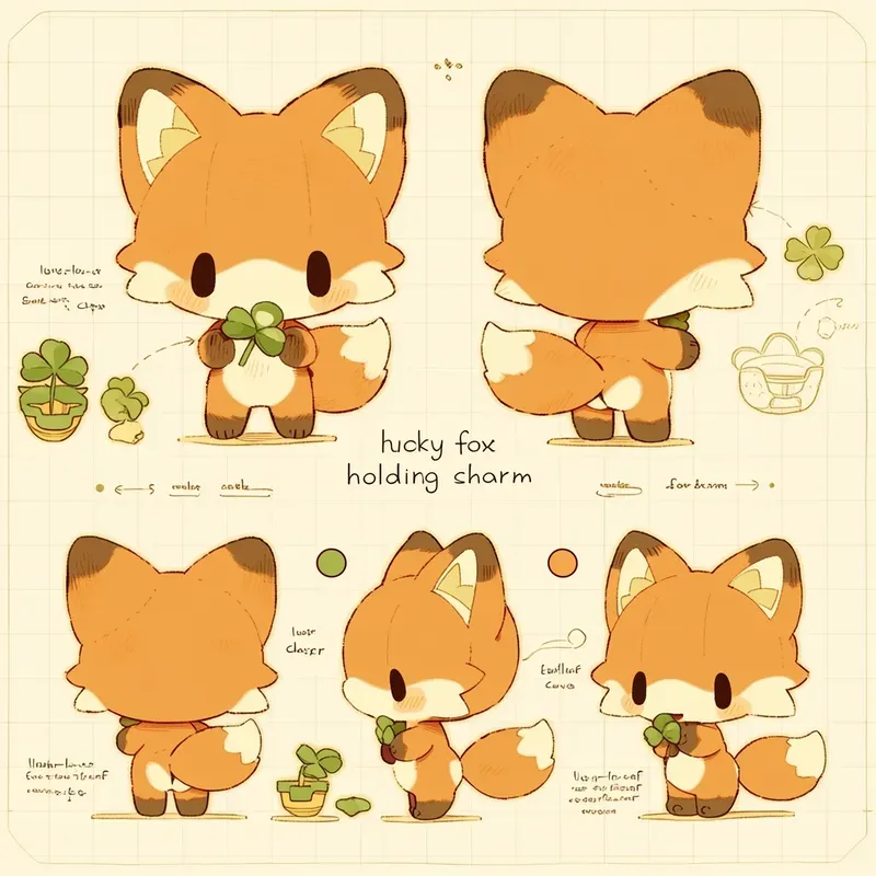 Designer Toy Character Sheets