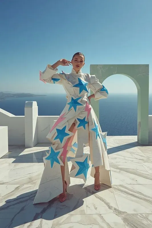 Avantgarde Paper Fashion