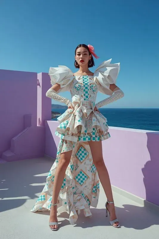 Avantgarde Paper Fashion