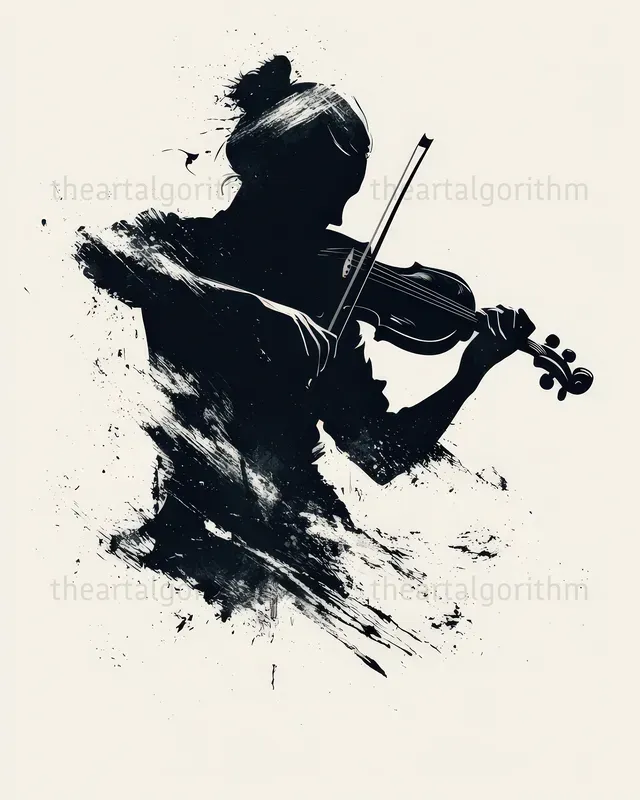 Dynamic Silhouettes Ink Illustrations