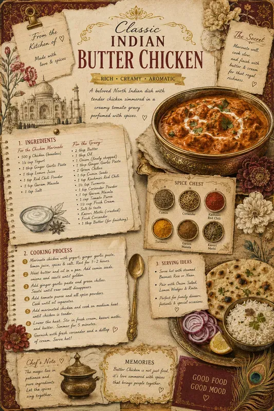 Vintage Recipe Storyboards