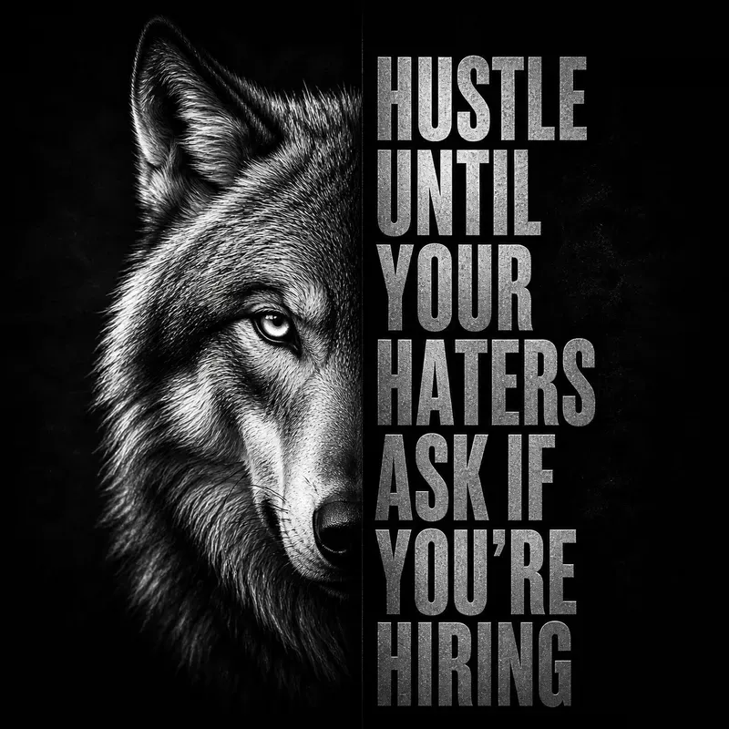 Half Beast Motivation Poster Series