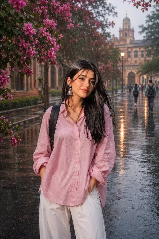 Dreamy Monsoon College Portraits