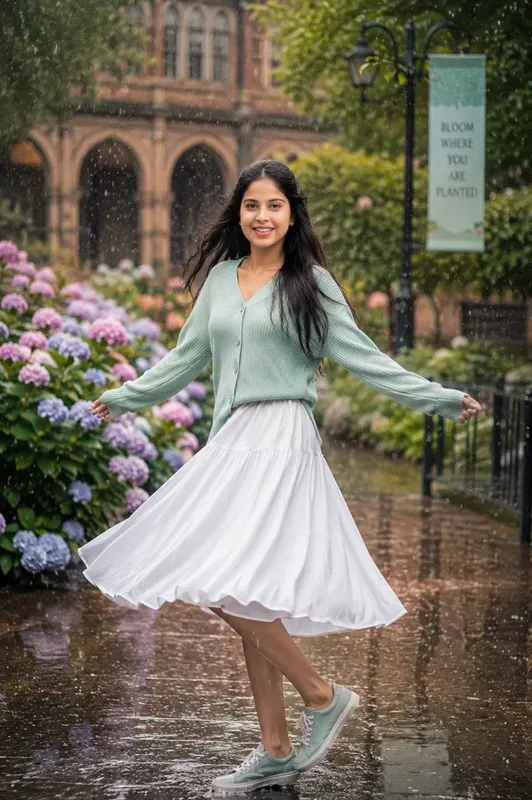 Dreamy Monsoon College Portraits