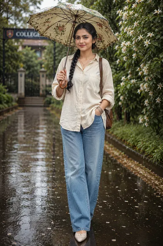 Dreamy Monsoon College Portraits