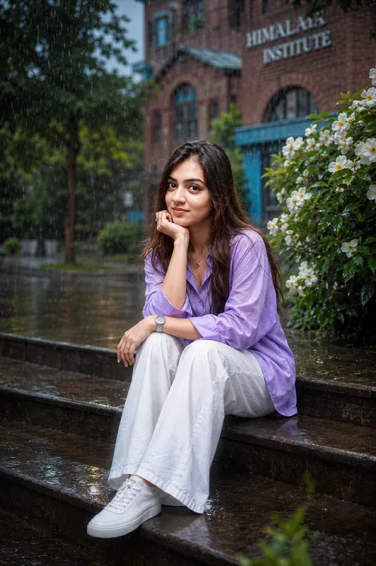 Dreamy Monsoon College Portraits