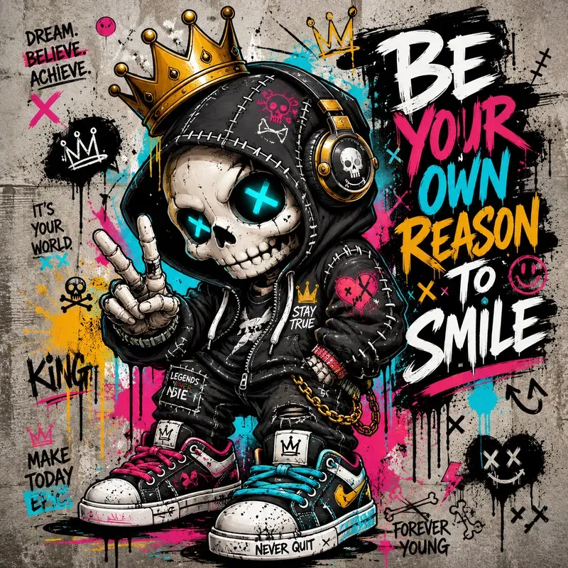 Urban Graffiti Mascot Pop Art