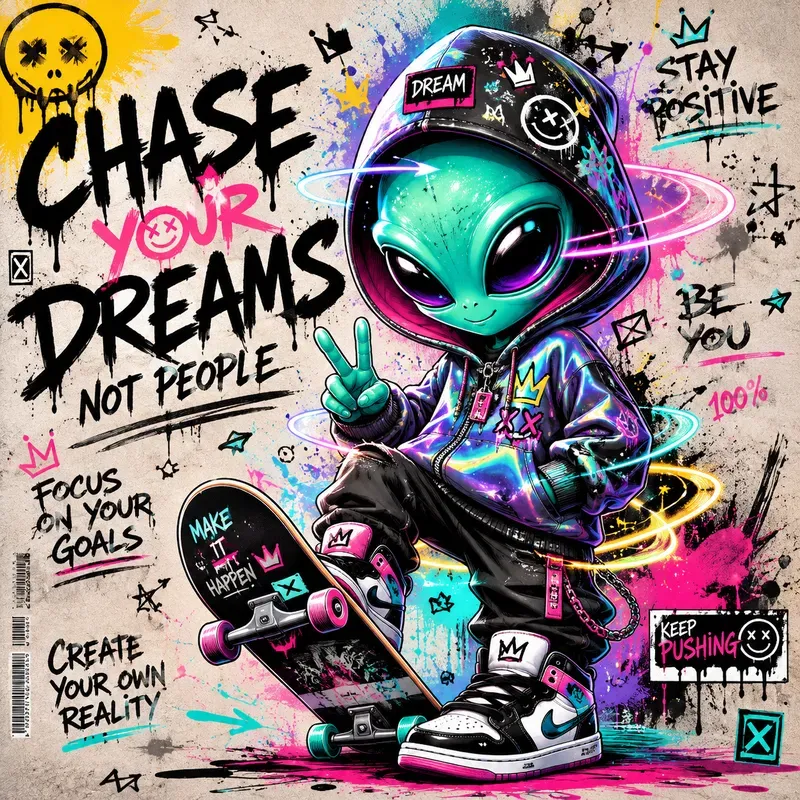 Urban Graffiti Mascot Pop Art