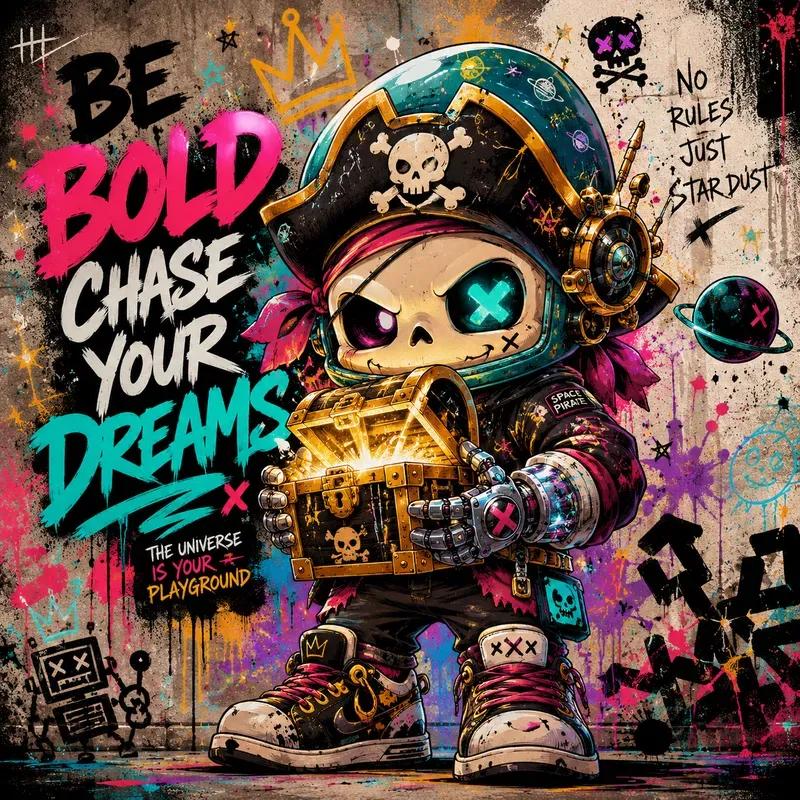 Urban Graffiti Mascot Pop Art