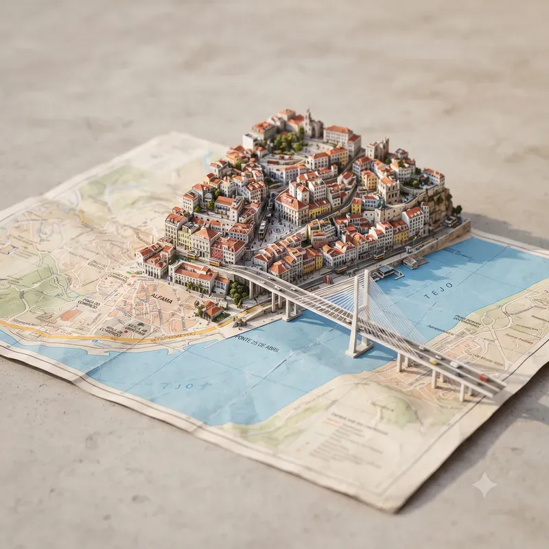 Paper Map Pop Out Cities