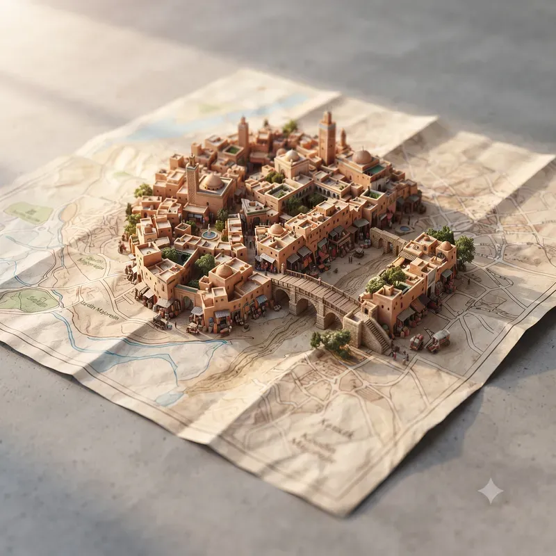 Paper Map Pop Out Cities