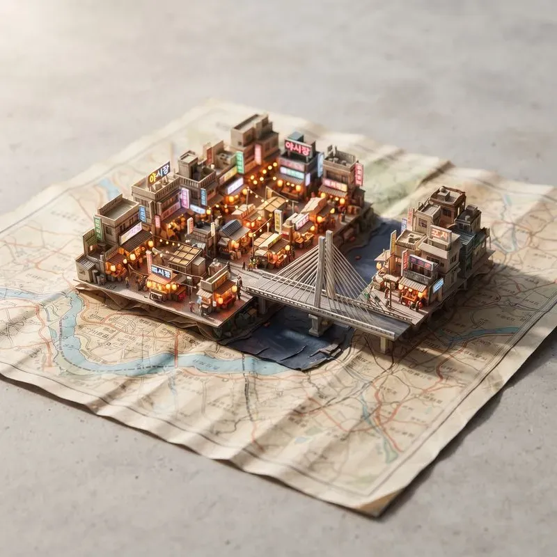 Paper Map Pop Out Cities