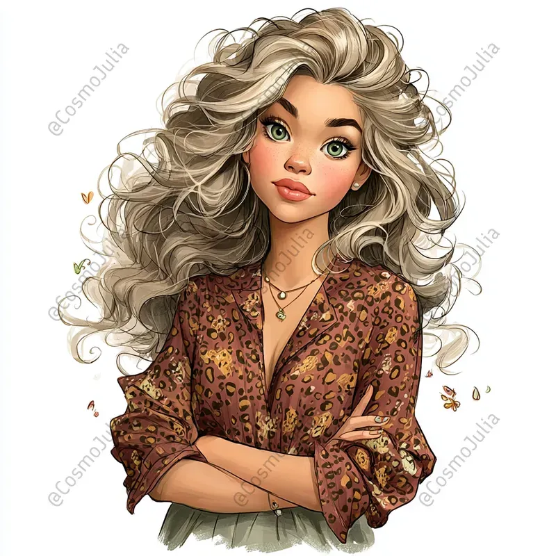 Animal Print Fashion Girls
