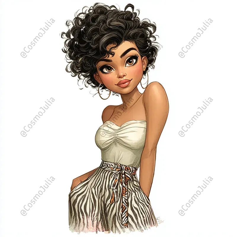 Animal Print Fashion Girls