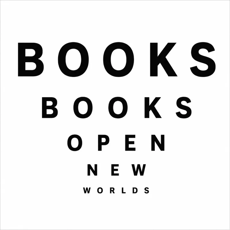 Minimalist Eye Chart Typography Art