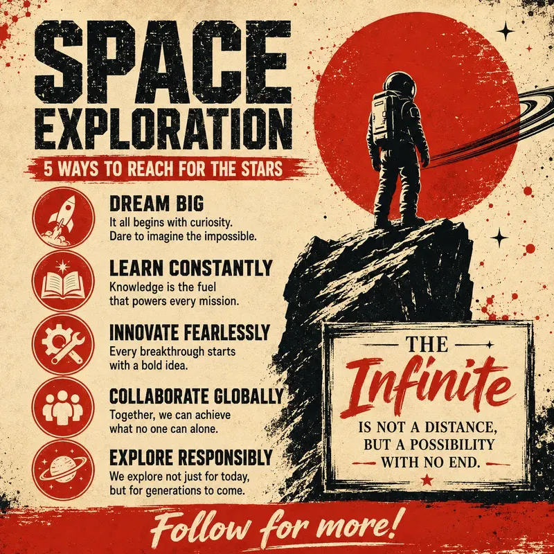 Vintage Infographic Motivational Posters