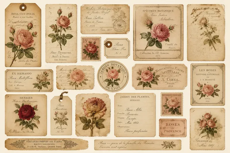 Flower Ephemera Junk Journal Generator
