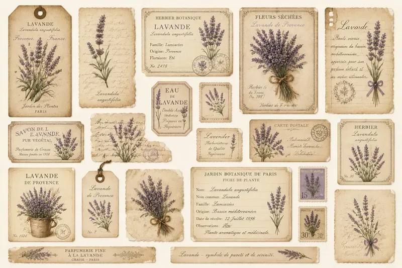Flower Ephemera Junk Journal Generator