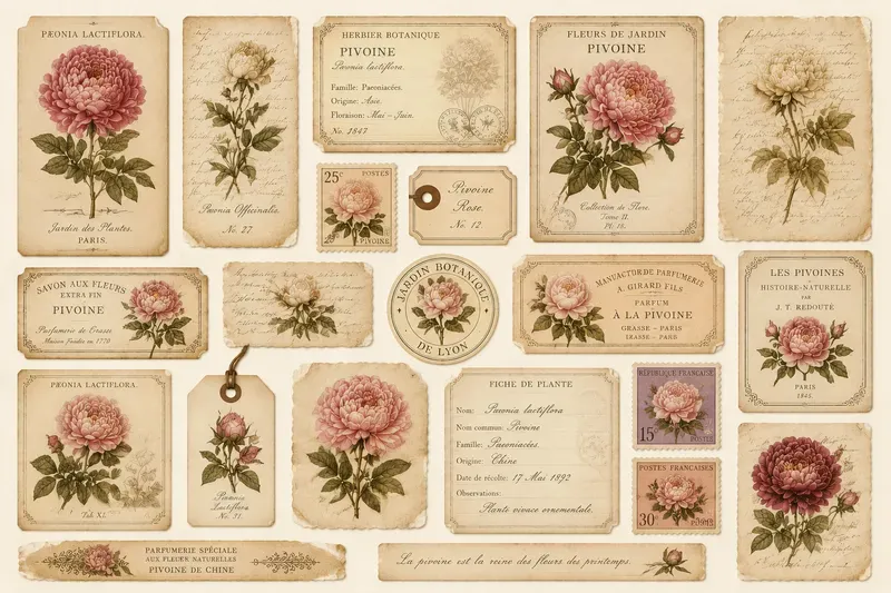 Flower Ephemera Junk Journal Generator