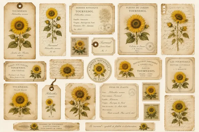 Flower Ephemera Junk Journal Generator
