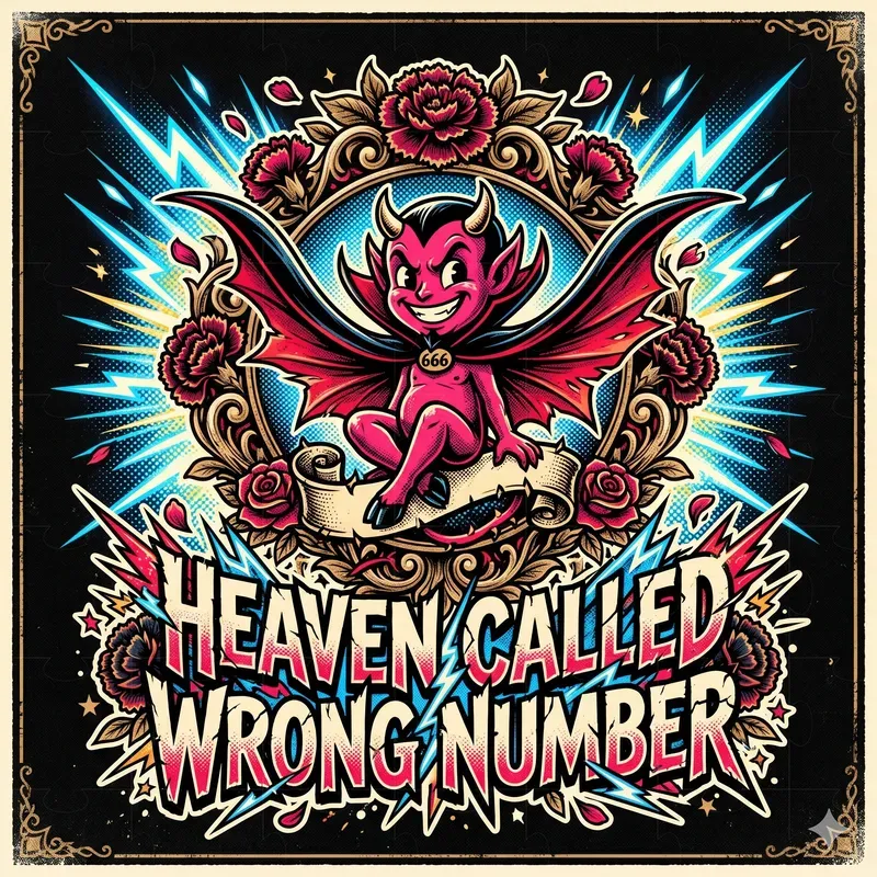 Vintage Demon Streetwear Graphics