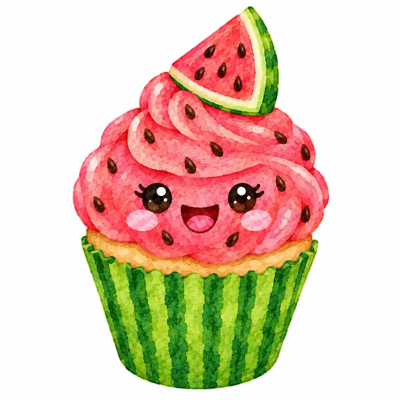 Watermelon Slices With Sunglasses