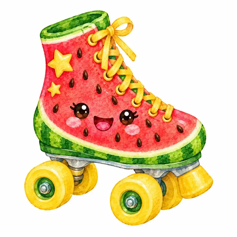 Watermelon Slices With Sunglasses