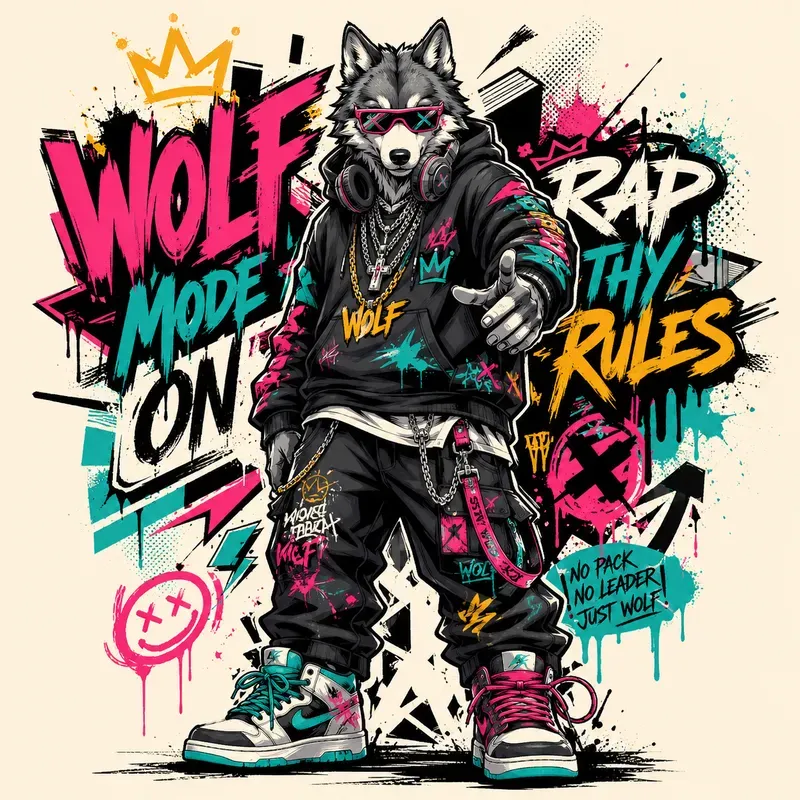Graffiti Streetwear Mascots