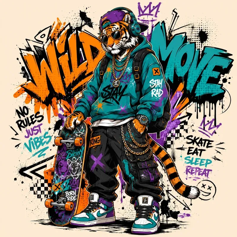 Graffiti Streetwear Mascots