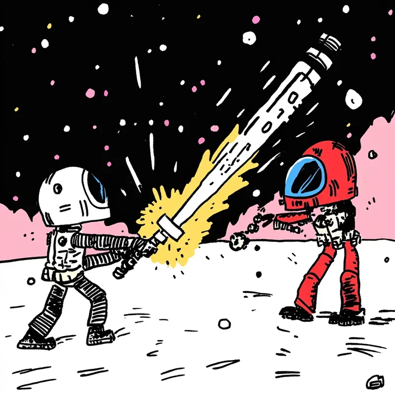 Cartoonstyle Scifi Illustrations